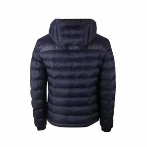 Veste polaire d'hiver à la mode pour hommes nouveau design toile lourde style High Street bleu marine en polyester à prix de gros - Product Image 2