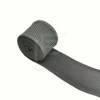 Attelle de poignet respirante en néoprène de haute qualité avec fermeture auto-agrippante unisexe pour la musculation et l'entraînement en force, maille grise