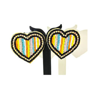 Pendientes de cuentas étnicas románticas coloridas para cuentas de semillas de mujer para aniversario a la venta Compre ahora a un precio asequible - Product Image 5