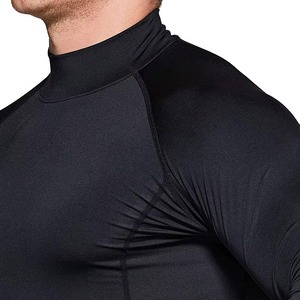 Chemise de compression à manches longues pour hommes Performance Slim Fit Design imprimé solide avec effet rafraîchissant pour l'extérieur - Product Image 4