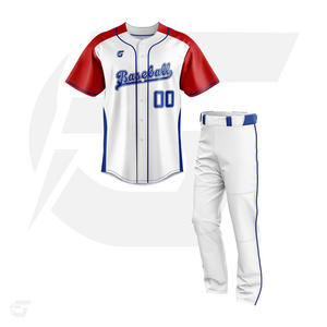 Maillot de baseball sur mesure pas lent pas rapide uniforme de baseball à motif de broderie personnalisé doublé - Product Image 5