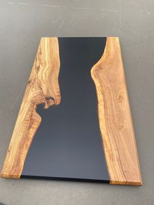 เขียงเสิร์ฟชีสอเนกประสงค์ทันสมัย ขนาด 12x8 นิ้ว ทำจากเรซินธรรมชาติและไม้มะกอก เป็นมิตรต่อสิ่งแวดล้อม ทนทาน - Product Image 6