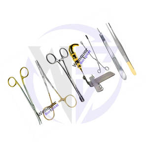 Juego de 7 Instrumentos Quirúrgicos Infantiles para Laparotomía, para Cirugía Pediátrica y Neonatal, Herramientas de Cirujano de Acero Inoxidable de Alta Calidad - Product Image 1