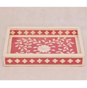 Plateau d'incrustation d'os rectangulaire de haute qualité et plateau d'incrustation d'os pour les fournitures d'hôtels et de restaurants avec plateau de portions de la meilleure qualité - Product Image 4