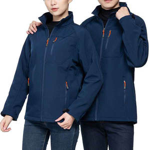 Veste d'extérieur rembourrée de haute qualité OEM pour hommes et femmes, coupe-vent, veste zippée - Product Image 1