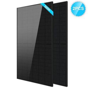 S un Go l d P o we r 500W Mono Black PERC <b>Solar</b> <b>Panel</b> - Product Image 2