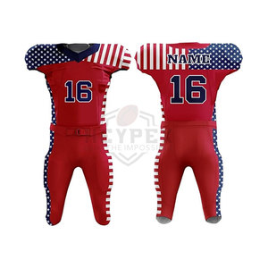 Nouveau design de maillots de football américain personnalisés uniformes de football personnalisés de haute qualité et abordables équipes et fans personnalisés - Product Image 1