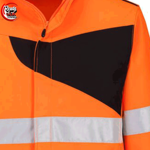 Veste de sécurité Softshell unisexe de haute qualité pour l'hiver automne respirant imperméable réfléchissant Hi Vis Made Polyester Workwear - Product Image 5