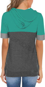 Sudadera con capucha versátil de verano para mujer, ropa deportiva para mujer, Sudadera con capucha de verano informal para mujer con bolsillos - Product Image 3