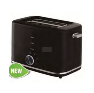 <span class=keywords><strong>Grille</strong></span>-<span class=keywords><strong>pain</strong></span> commercial électrique sans fil noir multicolore à 2 tranches en acier inoxydable 220V - Product Image 1