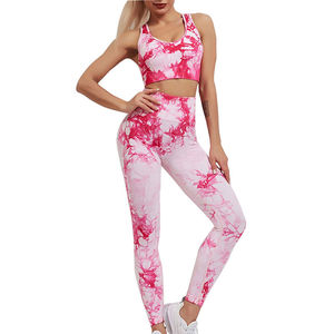 Vêtements de sport et de fitness pour femmes, ensembles de yoga, nouveau style, ensemble de yoga décontracté pour femmes, ensemble 2 pièces personnalisé pour femmes, vêtements de yoga - Product Image 1