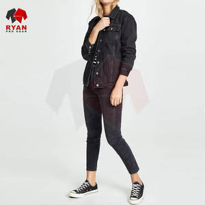 Chaqueta Vaquera de Moda para Mujer, Chaqueta de Mezclilla de Algodón Premium al por Mayor, Marca Privada OEM - Product Image 3