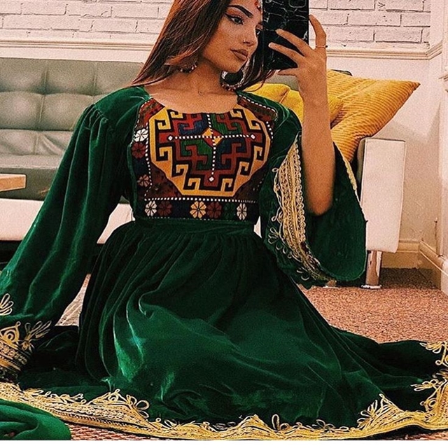 In Stock Green Pakistani Dress Casual, Party, Beach Wear | Alibaba.com