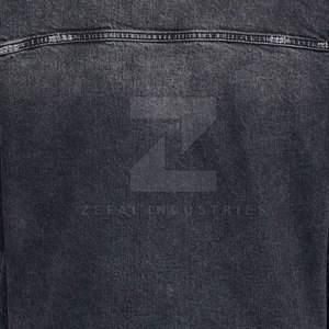 Prix bas Veste en jean pour hommes de haute qualité avec logo personnalisé à l'avant Taille personnalisée confortable Hiver Respirant écologique - Product Image 6