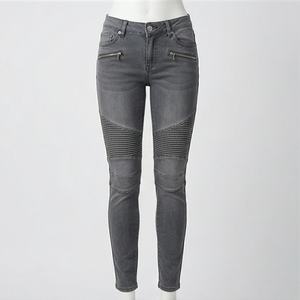 Jeans en denim imprimé décontracté pour femmes, sur mesure, respirant, coton durable, tendance, pantalon de mode pour femmes - Product Image 1