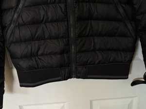 Blouson Bomber Puffer Homme Duvet d'oie Noir Full Zip Packable Zip Up à vendre - Product Image 4