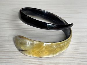 Cuerno de búfalo inteligente hecho a mano de lujo al por mayor Natural búfalo buey vaca cuerno brazalete joyería de moda para hombres y mujeres - Product Image 6