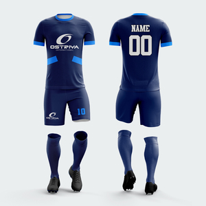 Vente en gros d'uniformes de football imprimés en polyester 100%, shorts antibactériens, meilleur design, couleur et taille personnalisées - Product Image 1