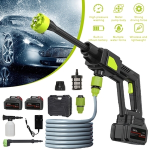 Lave-voiture Pistolet à eau Lave-voiture sans fil <span class=keywords><strong>Batterie</strong></span> au lithium Lave-voiture portable haute pression - Product Image 3
