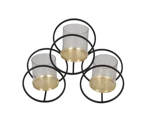 Bougeoir design moderne de luxe en métal fait à la main pour la décoration intérieure Style INS unique personnalisé pour les mariages Noël - Product Image 4