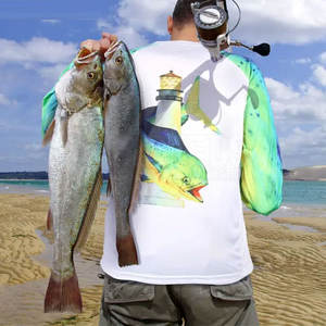 Service OEM, jersey de pêche pour homme personnalisé, léger, en coton/polyester, dernier design, impression par sublimation, taille plus, respirant - Product Image 3