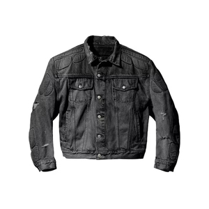 Wholesale OEM Vintage Button <b>Thermal</b> <b>Padded</b> Denim Jacket Breathable Eco-Friendly Windproof Insulated Outerwear Aini Wear Autumn - Product Image 1