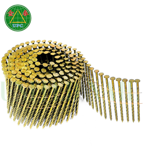 Clavos de bobina de 2,87x70mm con revestimiento amarillo para paletas, tamaños personalizados para pistola de aire con vástago liso/tornillo hecho en la fábrica de Vietnam - Product Image 5