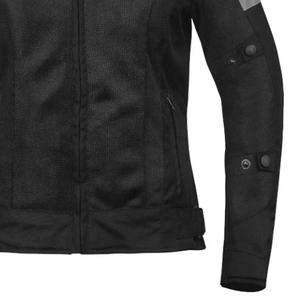 Veste de moto d'été anti-chute pour hommes, respirante et absorbante, avec col montant et logo avant pour la conduite à vélo. - Product Image 4