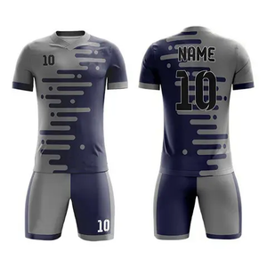 Conjunto de Camisetas de Fútbol Personalizadas de Alta Calidad para Hombre, Uniforme de Fútbol Personalizado de Alta Calidad - Product Image 5