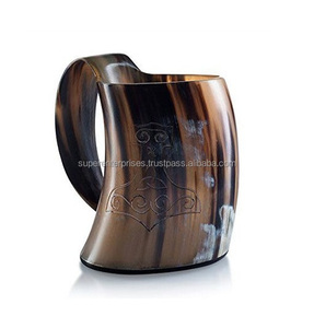 Taza de cuerno de colores con estilo, el mejor diseño de Material único para decoración interior, taza para beber con diseño de colores naturales - Product Image 4