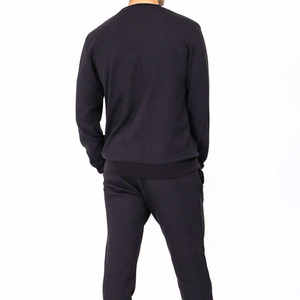 Conjunto Deportivo Casual de Talla Grande, Lavado Ácido, con Pedrería, 100% Algodón, Cintura Elástica, Estampado Sólido, 2 en 1, Transpirable, Personalizable, para Invierno y Fútbol - Product Image 6