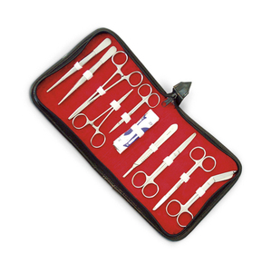 MEDIHEAL SURGICAL CORPORATION MSC-H-3313 Kits chirurgicaux personnalisés en acier inoxydable 9 pièces, manche de scalpel, lames de couteaux, ciseaux - Product Image 1