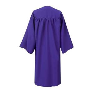 Bon marché Robe de prêtre en coton mélangé avec fermeture à glissière Col romain pour les cérémonies religieuses - Product Image 2