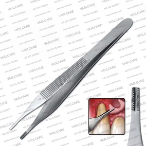 แหนบคุณภาพพรีเมียม Adson ขนาด 12 ซม. ผลิตจากเหล็กกล้าไร้สนิมเยอรมัน สำหรับการผ่าตัดทางการแพทย์และทันตกรรม โดย Vaslcare - Product Image 5