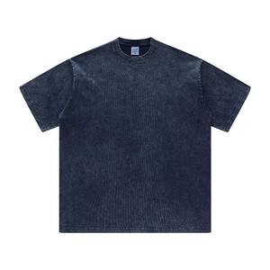 เสื้อยืดพิมพ์ลายคุณภาพพรีเมียม สไตล์วินเทจ สตรีทแวร์ ทรงบ็อกซี่ ผ้าหนา สำหรับผู้ชาย - Product Image 4