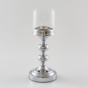 Luxury Decorative Metal & <b>Glass</b> Hurricanes Candle <b>Holder</b> Suitable for Wedding Events Party Tabletop Decorations - Product Image 3