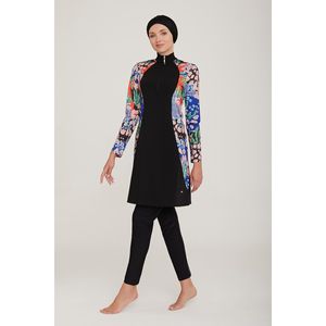 Per Lycra completamente coperto 4 pezzi costume da bagno Hijab abbigliamento da bagno - Product Image 1