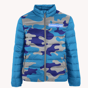 Chaqueta acolchada de invierno para hombre, ropa de calle, 2025, venta al por mayor, abrigos acolchados impermeables lisos para exteriores - Product Image 1