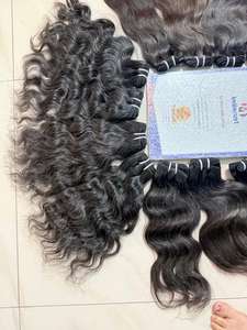 วิกผมดิบแบบลอนสำหรับต่อผมมนุษย์บริสุทธิ์เกรด15A จากอินเดียนวิหารผู้ผลิตที่เชื่อถือได้สำหรับการต่อสีธรรมชาติ100% - Product Image 3