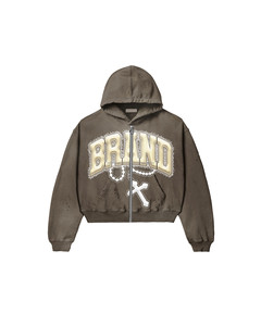 2025 Nueva Sudadera con capucha de mujer con cremallera completa de talla grande hecha a medida de alta calidad últimos diseños sudaderas con capucha de Color sólido para mujer - Product Image 6