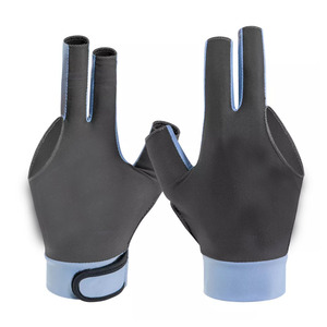 Rabixo Sports Premium Quality Billiard <b>Gloves</b> <b>for</b> Snooker/<b>Pool</b> Customized Breathable Non-Slip Polyester Spandex 3-Finger Pull-On - Product Image 3