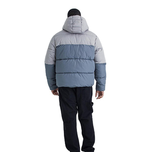 Veste matelassée décontractée imperméable et coupe-vent à deux poches, style streetwear hiver, design uni, grande taille, prix usine OEM en gros - Product Image 2
