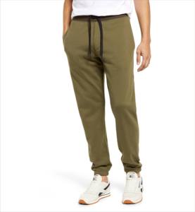 Custom Men's Breathable Fleece <b>Joggers</b> Oxford Regular <b>Stacked</b> Drop Crotch Sweatpants Casual Style 100% Polyester 120g Drawstring - Product Image 1