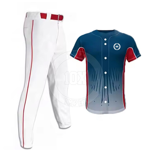 ชุดกีฬาเบสบอลสำหรับผู้ชายชุดกีฬาเบสบอลพิมพ์ลายออกแบบได้ตามต้องการ - Product Image 2