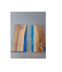Planche à découper en résine écologique et bois, multicolore, 1,5 cm d'épaisseur, design vibrant, facile à nettoyer, pour les chefs à domicile et les passionnés de cuisine - Product Image 1