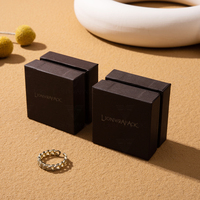 Boîte d'emballage de luxe pour bijoux LionwrapacK, boîte cadeau rigide en papier spécial avec logo personnalisé pour la vente au détail et le e-commerce
