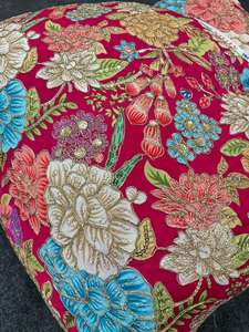 Eco-Friendly Pure Natural Crepe Embroidery Fabric Flower Medium Weight Dyed Pattern for Home Textiles <b>Apparel</b> Quick-Dry - Product Image 3