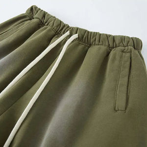 Offre Spéciale Logo personnalisé 100% coton véritable Double couche épais hommes surf shorts hommes physique conseil shorts - Product Image 5