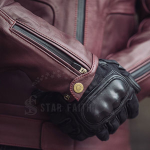 Chaqueta de Motocicleta de Invierno para Hombre, de Cuero Genuino, Transpirable, de Primera Calidad, para Deportes de Carreras, de Secado Rápido y Ligera - Product Image 6