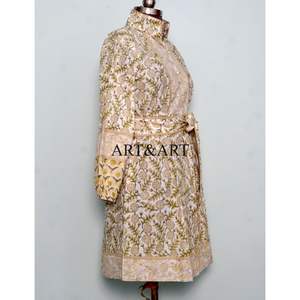 Indian Hand Block Printed Cotton Summer <b>Dress</b> Women Comfortable Daily Wear Floral Puff Sleeve Midi Natural Washable Sweet A-Line - Product Image 5